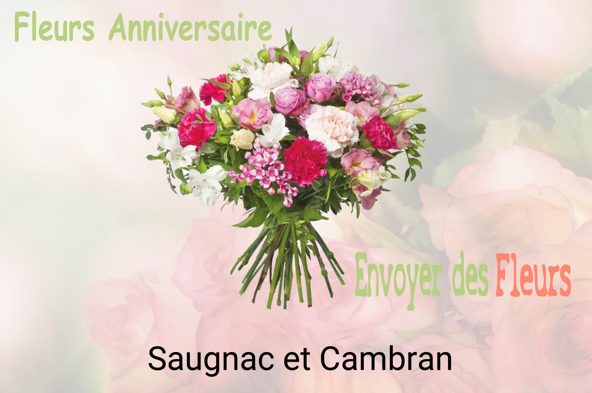 Bouquet de fleurs d’anniversaire livré à Saugnac-et-Cambran
