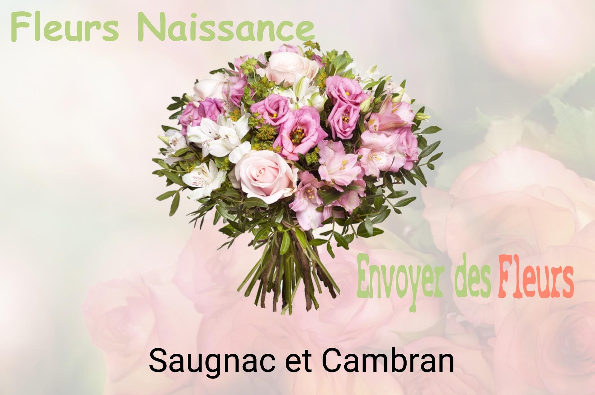 Bouquet de fleurs de naissance livré à Saugnac-et-Cambran