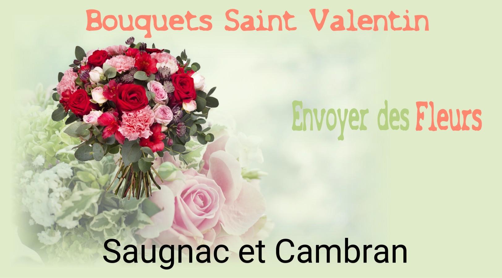 Roses de Saint-Valentin livrées à Saugnac-et-Cambran
